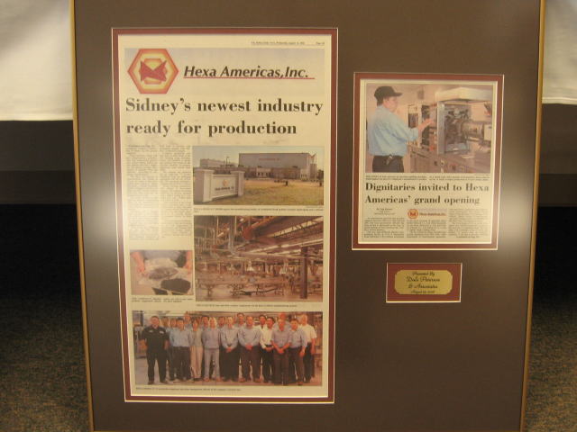 シドニーディリーニュース（地元紙）には一面記事の外、カラー１頁で工場設備や従業員が紹介されました。